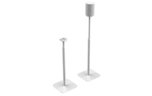 Flexson Bodenständer Paar, Weiss, verstellbar 77-129 cm