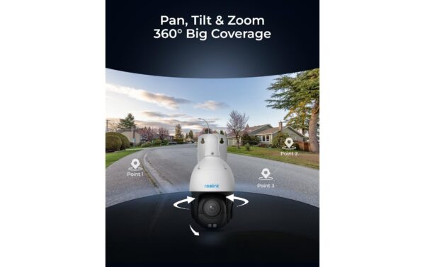 1772393_2 - Mediatech Reolink P850 360° 4K PoE Kamera Zoom IP66 360° PoE High Speed Dome,16x Zoom