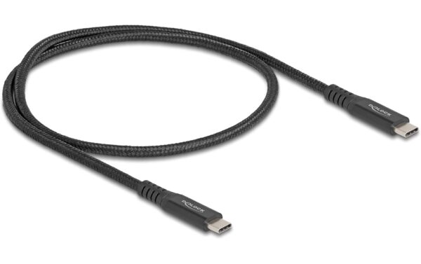 1772556 - Mediatech Delock USB-C Stecker zu Stecker 100W 0.5m, schwarz