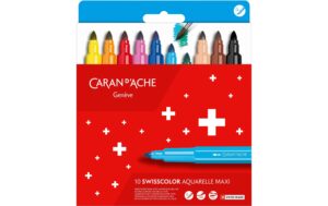 Caran d'Ache Fasermaler Swisscolor Maxi Etui à 10 Farben