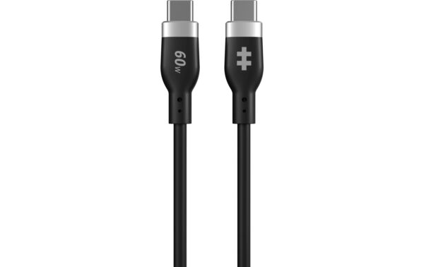 Hyper® 1.5m Silicone USB-C to USB-C 60W schwarz