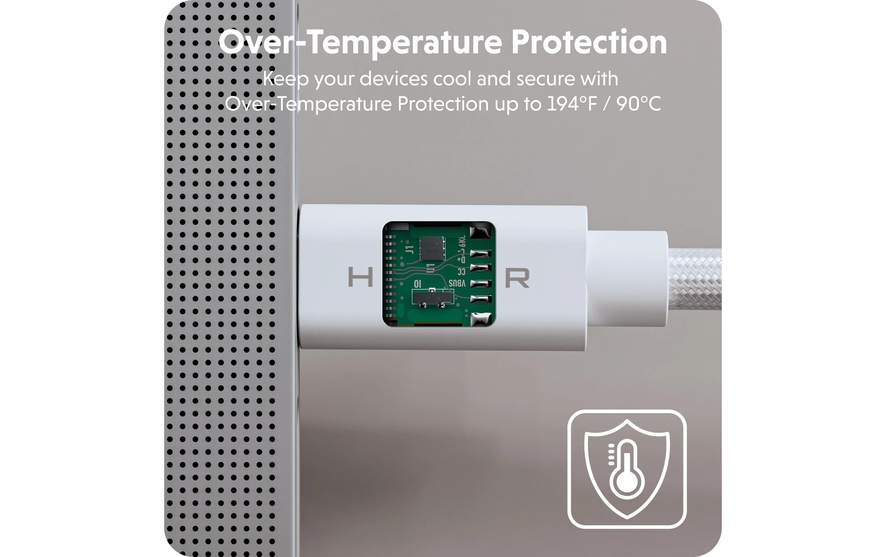 1773609_4 - Mediatech Hyper USB4 Performance Kabel Kabel, weiss