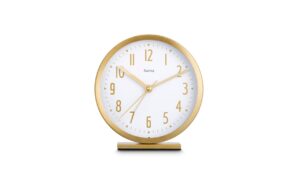 1774215 - Mediatech Hama Wecker Skye, Gold ohne Ticken, 18x13x4.5 cm