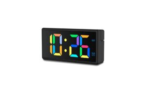 Hama Weckerdigital IbizamitUBS-Ladefunktion Schwarz, Multicolor-Dsplay