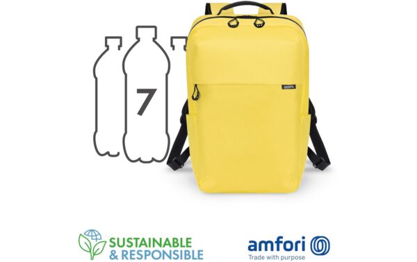 1774724_8 - Mediatech DICOTA Backpack COMMUTER 13-16 gelb, RPET