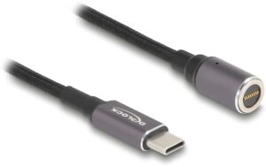 Delock USB-C Stecker zu magnetischem 8 Pin Konnektor, 1.8m