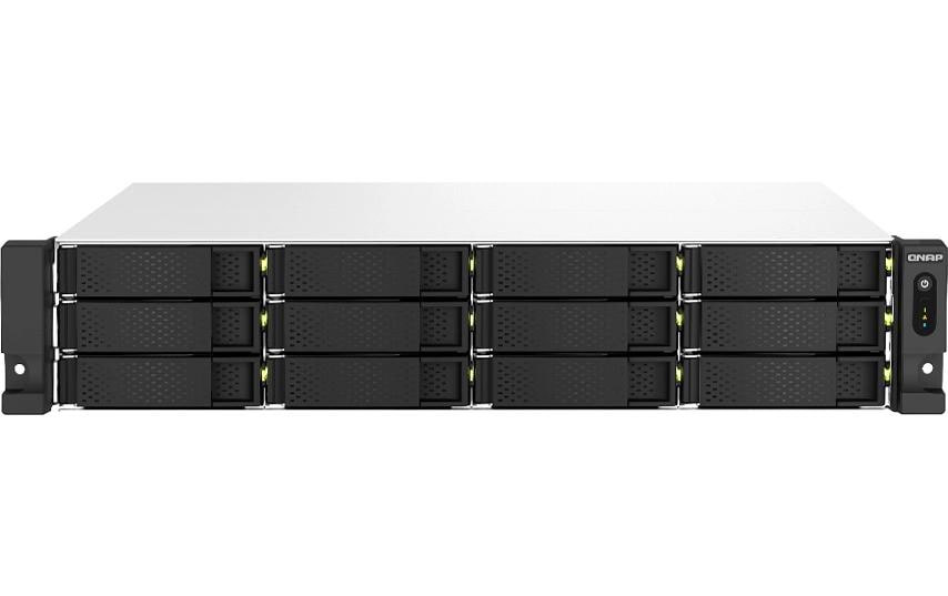 1775178_2 - Mediatech QNAP NAS TS-1264U-RP-8G, 12-bay 2U Rack, redundante PSU, Quad-C 2.0GHz, 8GB