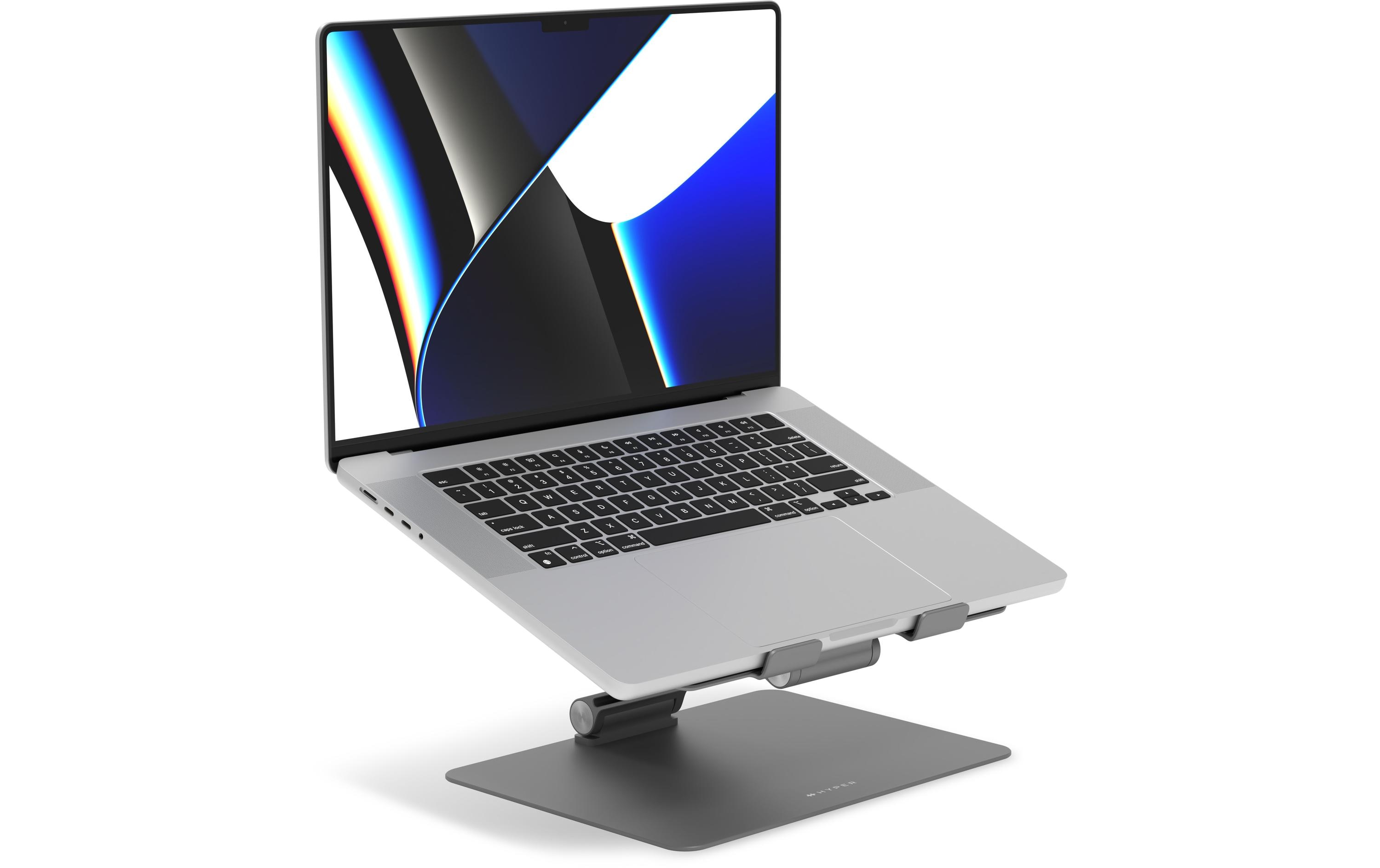 1777206_6 - Mediatech HyperSpace Flex Laptop Stand grau