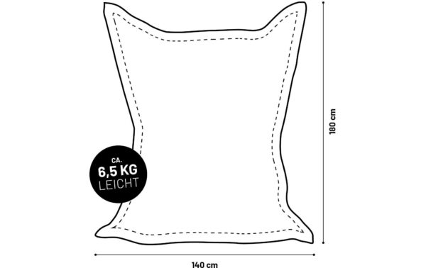 Lumaland Sitzsack 380 Liter Galaxy 140x180cm (HxB), Waschbar, 6.5kg,