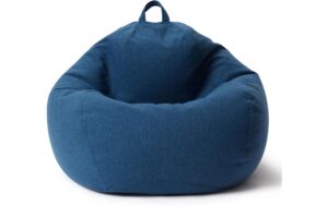 Lumaland Sitzsack 315 Liter Navyblau 120x100x50cm, Waschbar, COMFORT