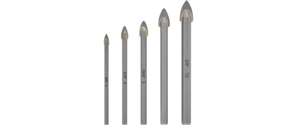 HM Glasbohrer  Set 5 tlg. kwb