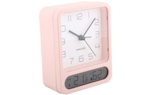 1778897 - Mediatech KARLSSON Wecker Duo Exkl. 3 x AAA Batterien, Soft pink kaufen Schweiz | Mediatech.ch