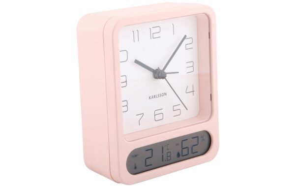 KARLSSON Wecker Duo Exkl. 3 x AAA Batterien, Soft pink kaufen Schweiz | Mediatech.ch