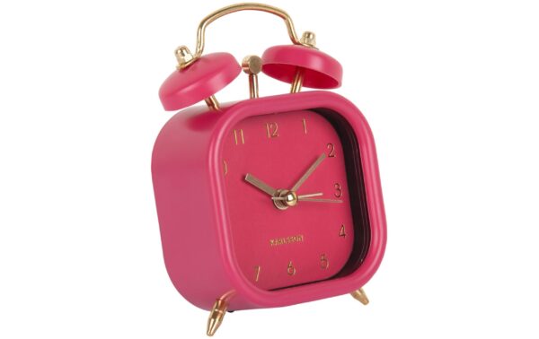 1778935 - Mediatech KARLSSON Wecker Metallic Glam square Exkl. 1 x AA Batterie, Dark pink kaufen Schweiz | Mediatech.ch