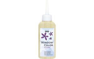 Kreul Fensterfarbe Glitzer Gold 80 ml, 1 Stück