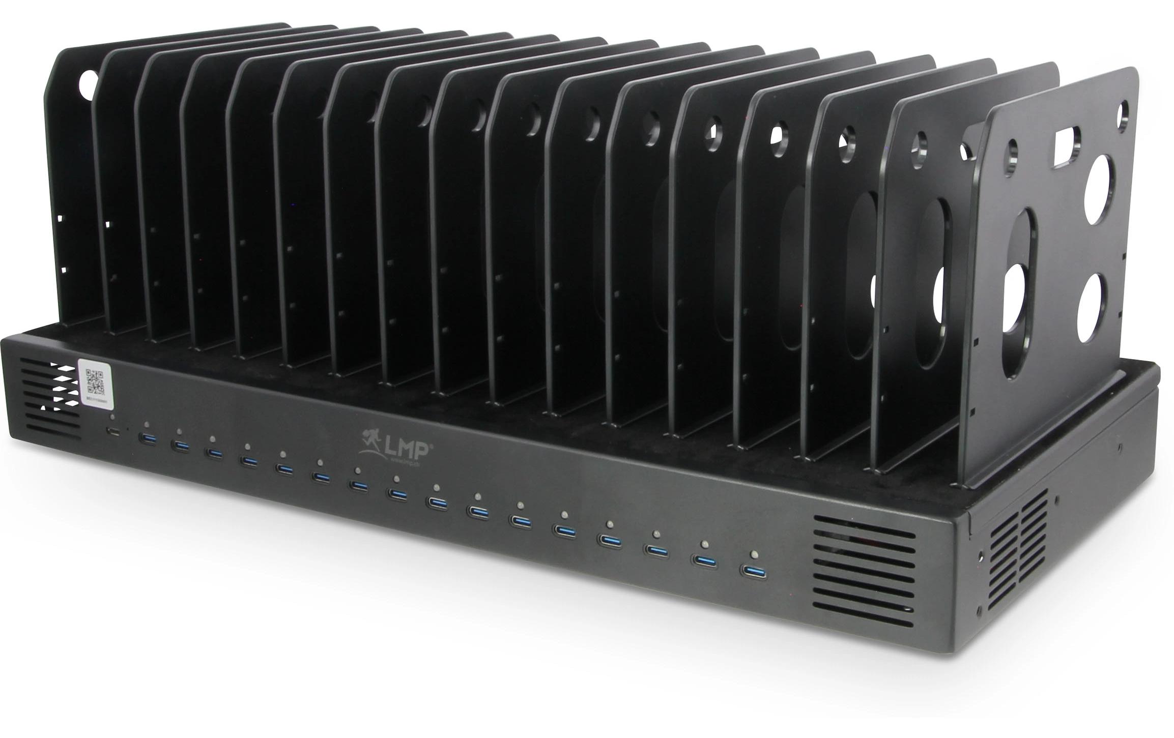 1781979_2 - Mediatech LMP SmartCharge 1000 HKC, 16P Ladestation iPad, iPhone, USB-C, mit Halterung