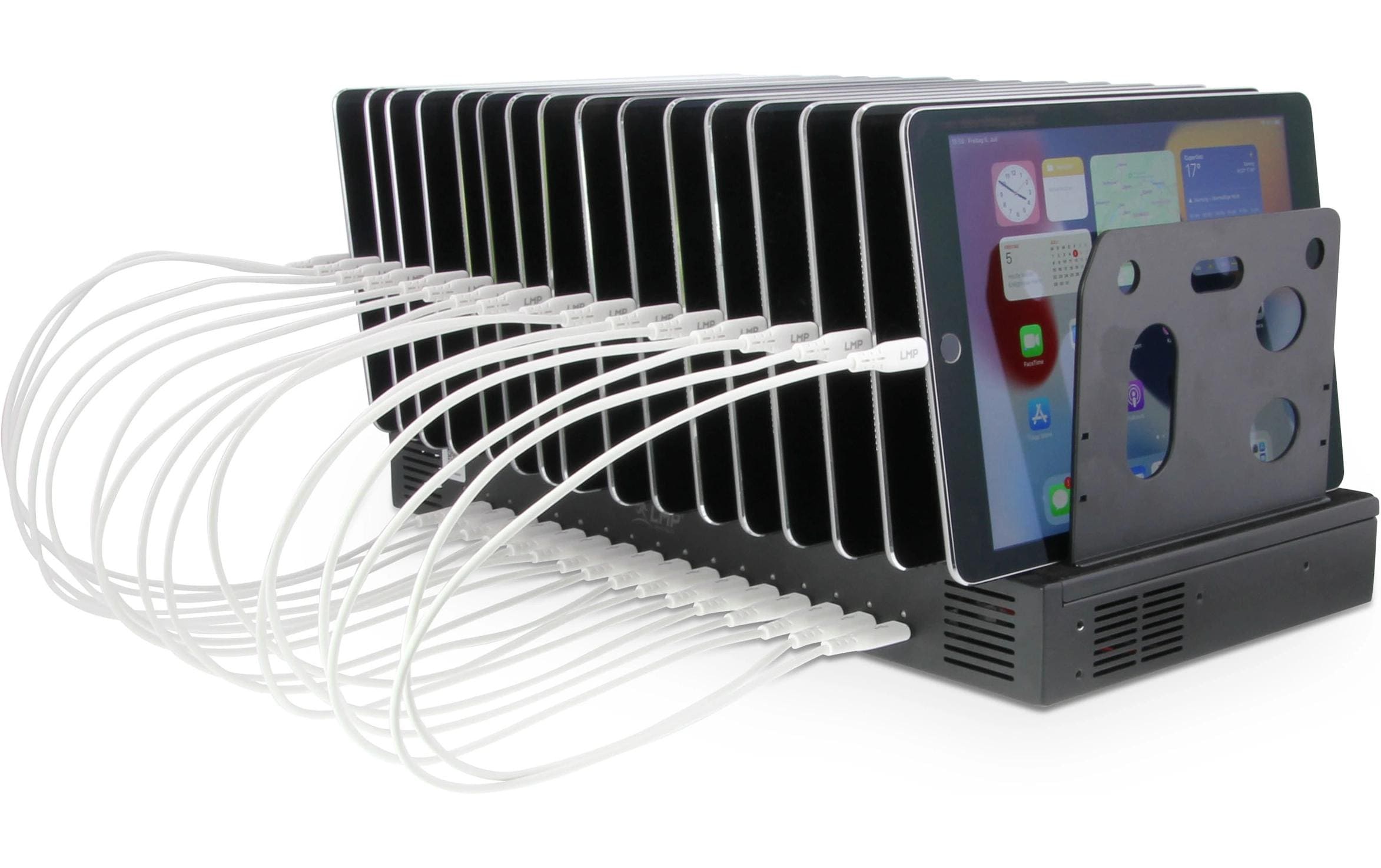 1781979_8 - Mediatech LMP SmartCharge 1000 HKC, 16P Ladestation iPad, iPhone, USB-C, mit Halterung