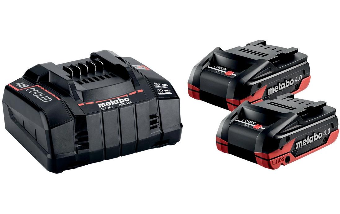 1781983 - Mediatech Metabo Akku-Set 18-Volt-Basis-Set Basis-Set 2 x LiHD Xtreme 4.0 Ah kaufen Schweiz | Mediatech.ch