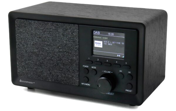 Soundmaster DAB350SW DAB+ Tischradio im Holzgehäuse kaufen Schweiz | Mediatech.ch