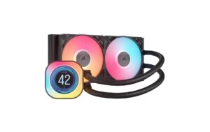 Wasserkühler Cor ICUE Titan 240 RX LCD 240mm, Schwarz