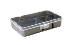 Sigma home Aufbewahrungsbox Q-Line 1.8 Liter, 24.5x15x5.2cm, Grau