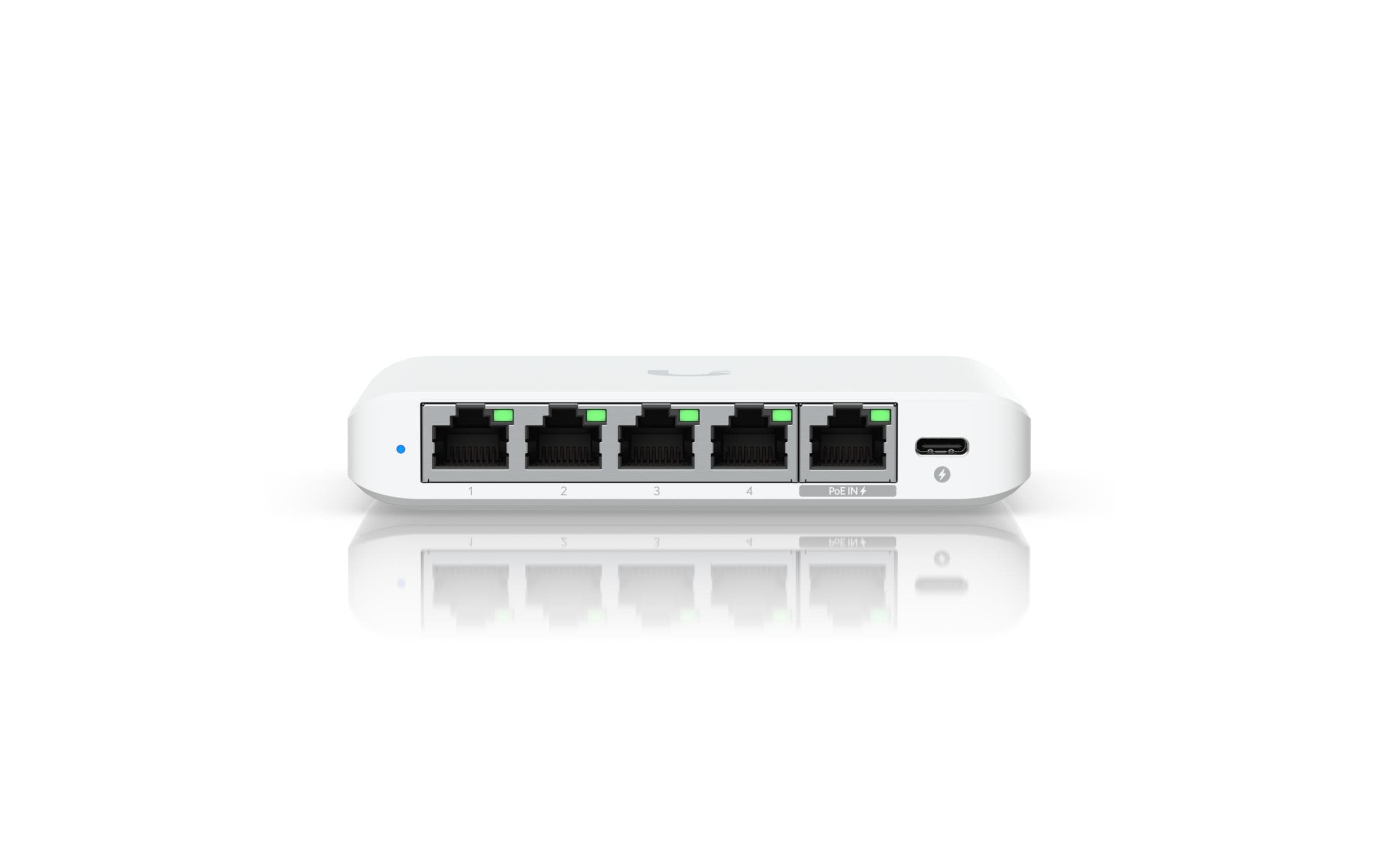 1785875_1 - Mediatech Ubiquiti Unifi Switch USW-FLEX-2.5G-5 5x2.5GE, USB-C&PoE Powered