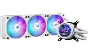 Asus ROG STRIX LC III 360 ARGB LCD WHT Liquid CPU Cooler, IPS LCD, 3x120mm ARGB kaufen Schweiz | Mediatech.ch