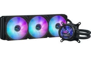 Asus ROG STRIX LC III 360 ARGB LCD BLK Liquid CPU Cooler, IPS  LCD, 3x120mm ARGB