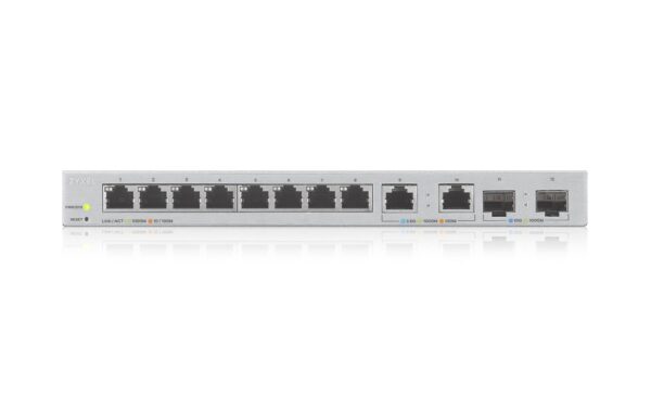 Zyxel XGS1210-12 V2 web-managed 8x GE, 2x 2.5GE