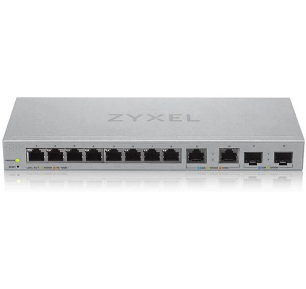 Zyxel XGS1210-12 V2 web-managed 8x GE, 2x 2.5GE