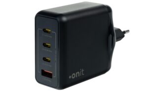 onit GaN-Wandladegerät USB CCCA 140W schwarz