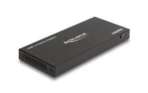 Delock HDMI Splitter 4K60Hz mit Downscaler 1x HDMI IN zu 4x HDMI OUT