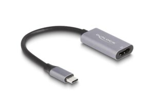 Delock USB-C Adapter zu HDMI 8K mit HDR Funktion Aluminium