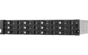 QNAP 12-bay 2U Rackmount SATA 6Gbps JBOD Erweiterungseinheit, redundantes Netzteil