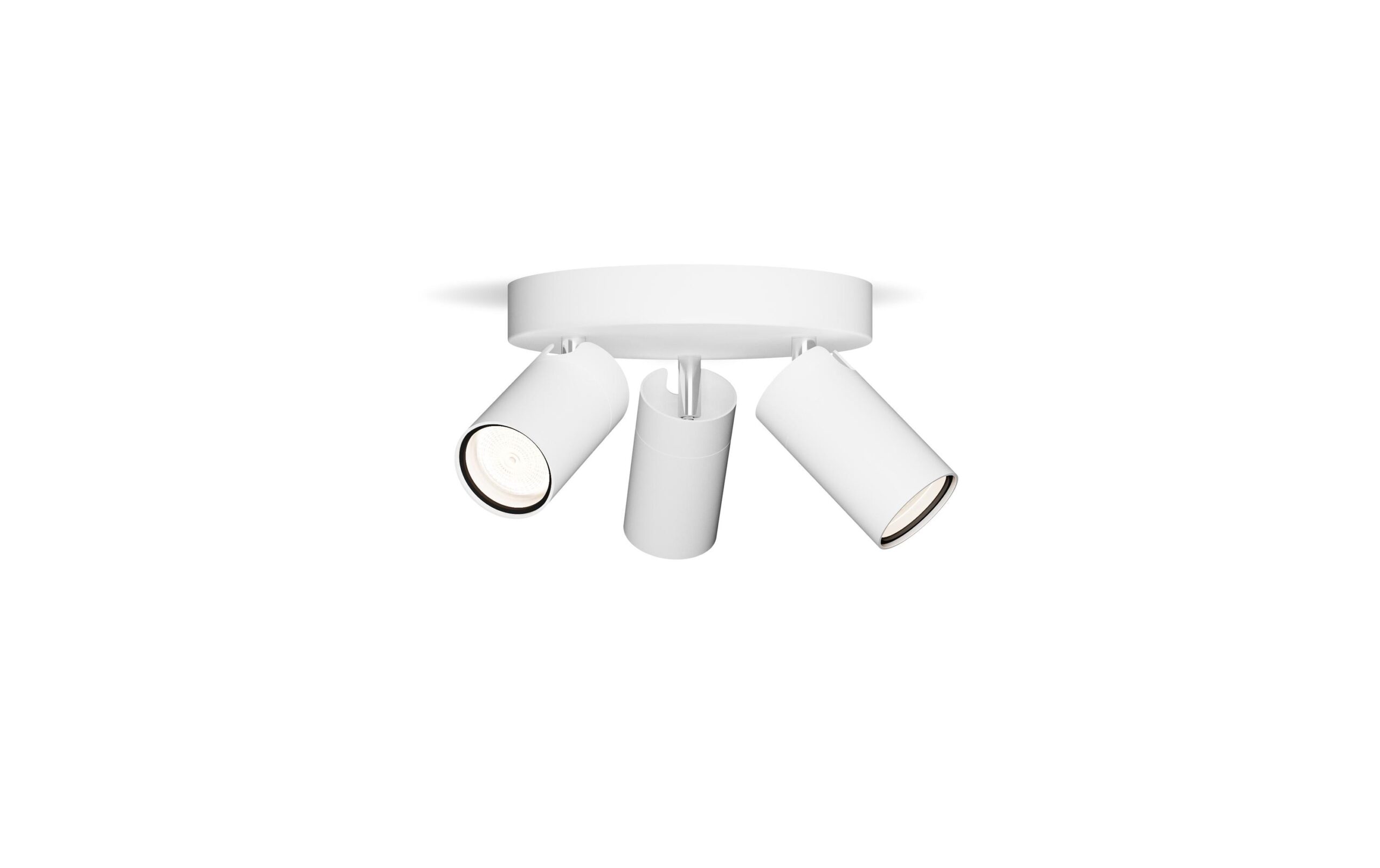1787783 - Mediatech Philips 3er Spot Idris 5W GU10, IP44, rund, ws, ohne Leuchtmittel