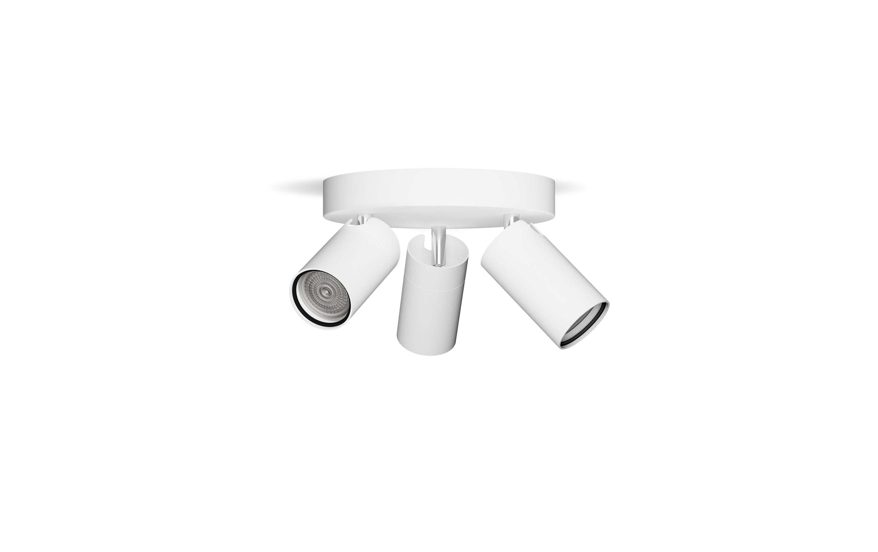 1787783_1 - Mediatech Philips 3er Spot Idris 5W GU10, IP44, rund, ws, ohne Leuchtmittel