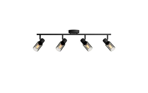 Philips 4er Spot  Palms 25W E14, sz, ohne Leuchtmittel