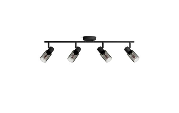 Philips 4er Spot  Palms 25W E14, sz, ohne Leuchtmittel