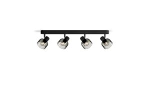 Philips 4er Spot Sleet 25W E14, sz, ohne Leuchtmittel
