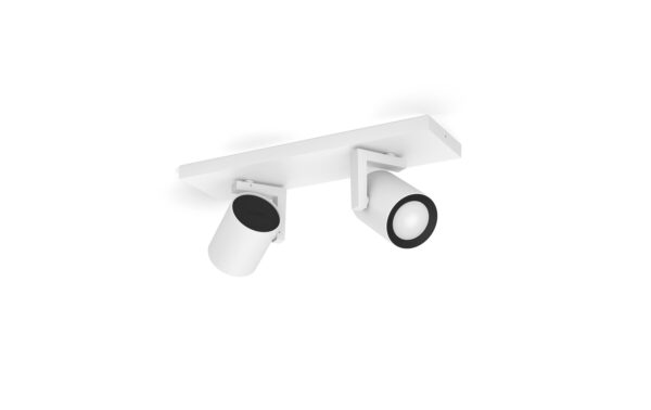 1787993_1 - Mediatech Philips Hue White & Col. amb. argenta 2 flg. weiss 2x350lm
