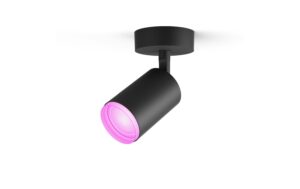 Philips Hue White & Col. amb. Fugato 1 flg. schwarz 350lm