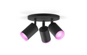Philips Hue White & Col. amb. Fugato 3 flg. schwarz 3x350lm kaufen Schweiz | Mediatech.ch