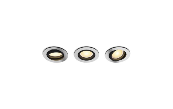 Philips Hue White amb Milliskin Einbauspot rund aluminium 3x350lm kaufen Schweiz | Mediatech.ch