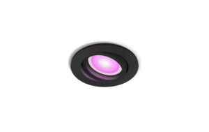 Philips Hue White & Col. amb. Centura Einbauspot rund schwarz 350lm