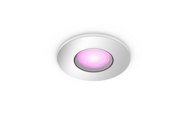 Philips Hue White & Col. amb. Xamento Einbauspot silber 350lm
