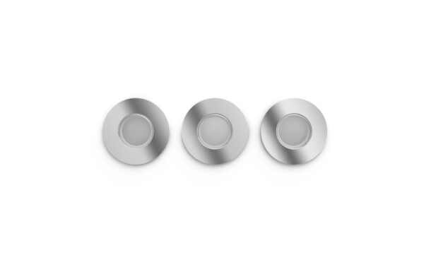 Philips Hue White & Col. amb. Xamento Einbauspots silber 3x350lm
