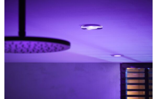 Philips Hue White & Col. amb. Xamento Einbauspots silber 3x350lm