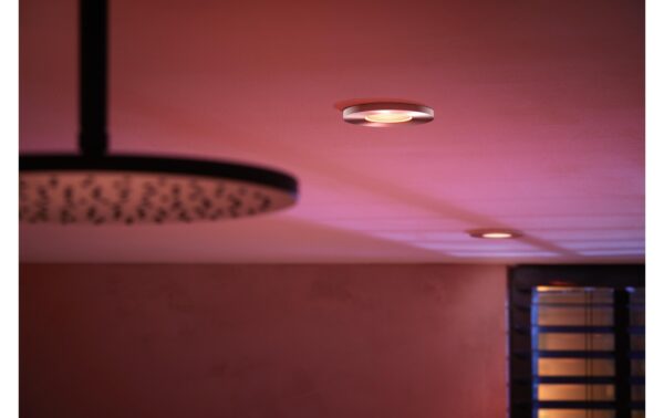 Philips Hue White & Col. amb. Xamento Einbauspots silber 3x350lm
