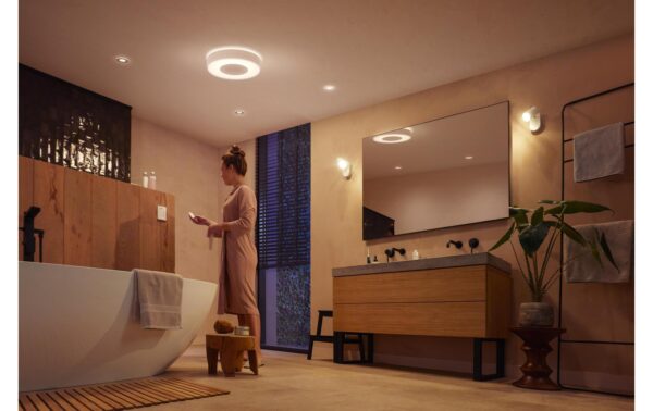 Philips Hue White & Col. amb. Xamento Einbauspots silber 3x350lm