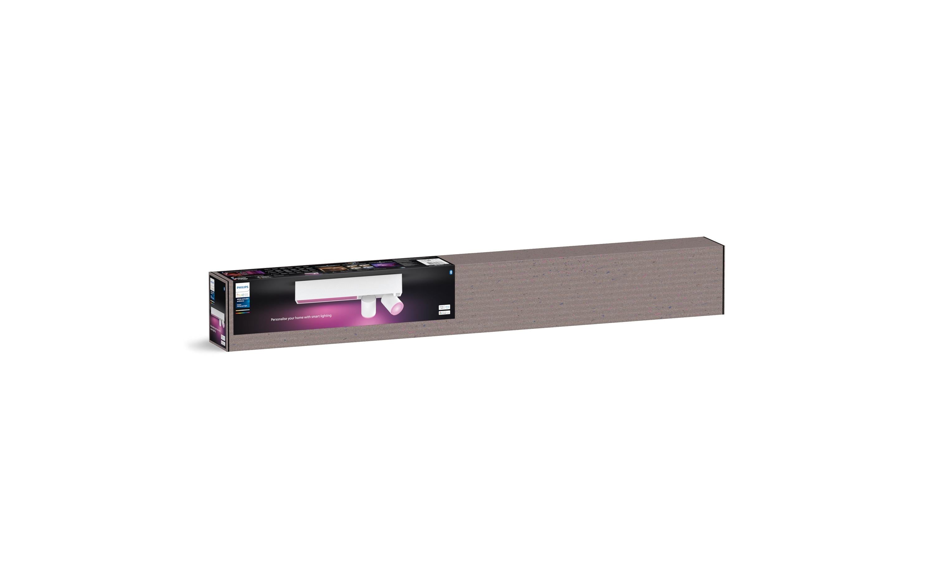 1788022_2 - Mediatech Philips Hue White & Col. amb Centris Cross Spot 2 flg. weiss 1560lm
